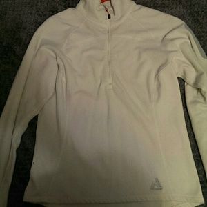 Eddie Bauer white fleese jacket